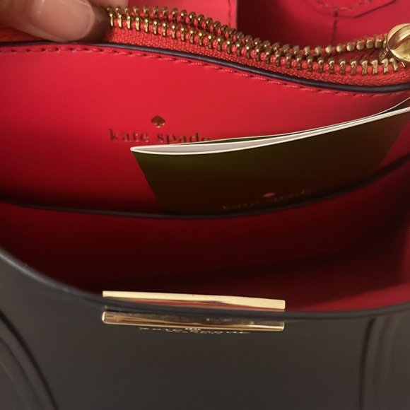 Kate spade leather blue and red handbag - Picture 3 of 6